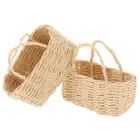 Basket Doll House Ornaments Shopping Mini Baskets Garden Kids Grocery
