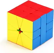 CuberSpeed Mofang Jiaoshi Square-1 Speed Cube Cubing Classroom Meilong Square one Stickerless Magic Cube