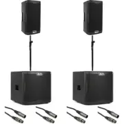 Alto Professional TS408 8-inch Powered Speaker and TS12S 12-inch Powered