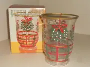Fifth Avenue Crystal 6" Hurricane Candle Holder Mistletoe New In Box