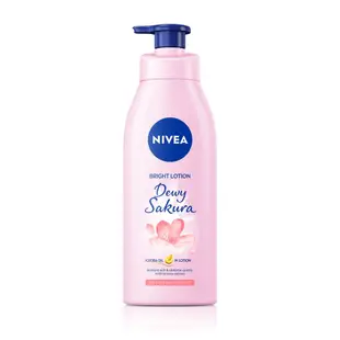 NIVEA 妮維雅 粉嫩嫩潤白水凝乳-櫻花香 350ml(美白保濕身體潤膚乳液)