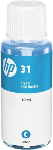 HP 31 70ml Cyan Original Ink Bottle