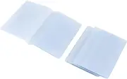 [DAUZ] Wallet Insert, Transparent 10 20 30 Pages Plastic Wallet Insert Lightweight Portable 3