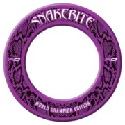 DARTBOARD SURROUND – RED DRAGON – SNAKEBITE PETER WRIGHT