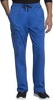 [Dickies] mens 81003 Genflex Utility Drawstring Cargo Scrubs Pant Medical Scrubs Pants - white - Large