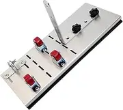 PERSELOSO Adjustable Glass Bottle Cutter Tool for DIY Wine Bottle Crafts Durable Design with Red Wheel and Mason Jars to Create Unique Artworks