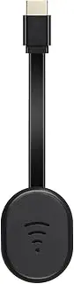 2.4G WiFi Display Dongle Receiver Wirel 1080P TV Stick Miracast Airplay DLNA Screen Mirroring for Android iOS Phone Tablet PC to Projector Black
