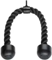 Gronk Fitness Tricep Rope Pull Down Rope Attachment for Cable Machine