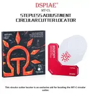 Dspiae Stepless Adjustment Circular Cutter Locator