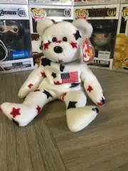 TY BEANIE BABY RARE Glory Bear “400” On Inside Of Tush Tag