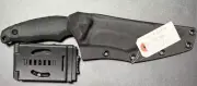 New KIKU KNIVES knife black Rhino Total 259mm Blade 143mm with sheath