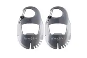2x Nite Ize DoohicKey 4-In-1 Pet Tool Comb Nail File Bottle Opener Tick Remover