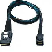 SYSTEM-S SFF-8643 Cable 50cm Mini SAS HD to SFF-8087 Adapter for SSD Hard Drive Motherboard