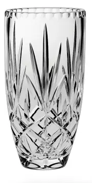 Bohemia Crystal Sheffield - Barrel Vase 25.5cm