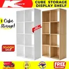 Bookshelf Display Book 8 Cube Shelves Storage Bookcase Multipurpose Organizer