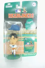 Headliners 96 Los Angeles Dodgers Hideo Nomo action figure w collect catalog VTG