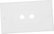 CRILSTYLEO Speaker Cable Connector Wall Plate Single Gang for Home Theater (Crimp Terminals)
