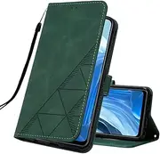 [IMEIKONST] Wallet Case Compatible with Samsung Galaxy Z Fold 4 5G, PU Leather Magnetic Closure Credit Card Holder Folio Flip Stand Function Shockproof Cover for Samsung Z Fold 4 5G. Dark Green YBS