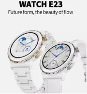 Bluetooth Smart Watch Fitness Tracker Pedometer Stainless Steel Watch for Women