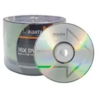 在飛比找蝦皮購物優惠-+富福里+ RIDATA 錸德 DVD-R 光碟片 (16X