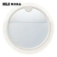 在飛比找PChome24h購物優惠-【MUJI 無印良品】聚苯乙烯圓型便攜鏡/直徑約60mm