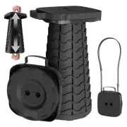 2025 Upgraded Portable Folding Stool, Collapsible Stool, Telescoping Camping ...