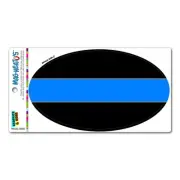 Thin Blue Line - Police Oval - MAG-NEATO'S™ Car Refrigerator Vinyl Magnet