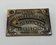 Ouija Board Lapel Pin Movable Planchette Halloween Spooky New With Tags