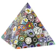 GlassOfVenice Murano Glass Millefiori Pyramid