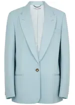 Stella Mccartney Wool Blazer - Blue - 40 (UK8 / S) 40 (UK8 / S)