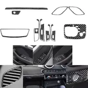 13Pcs Real Carbon Fiber Full Kits Interior Trim For Audi A3 S3 RS3 8V 2013-2019 (for: Audi)