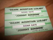 2 Susan Raye Ozark Mountain Llulaby Jukebox Title Strips