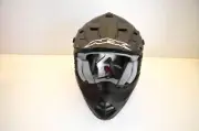 AFX FX-17 Helmet Matte Black Medium NOS