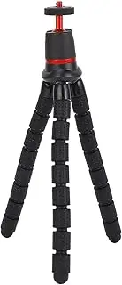 Oreilet Camera Tripod Stand, Metal Portable Video Recording Stand with 1/4 Inch Screw for Smartphones, Cameras, Recorders, Selfies, Group Photos, 360° Rotatable Stabilizer