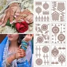 Unisex Lace Waterproof Temporary Tattoo Henna Stickers Fake Tatoo Body Hand Arm