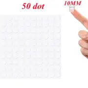 50 Dot 1/1.5/2Cm Adhesive Double Sided Tape Stickers Removable round Sticky Tack