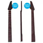 Wenge Wood Electric Guitar Neck 24 Frets Abalone Dot Inlay Satin Finish