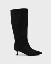 Shelly Shen Magor/Black Suede Boots 36