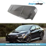 Fit For 22-24 Subaru WRX STI 5th Front Hood Bonnet Vent Scoop Cover Trim Carbon (for: Subaru)