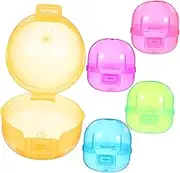 CLISPEED 65mm Reusable Fillable Capsules Plastic Vending Machine Balls Empty Capsules Balls for Toys Party Favor Birthday