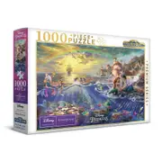 1000pc Harlington Thomas Kinkade Kids Puzzle Disney Little Mermaid 8+ 69x50cm