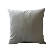Cotton Canvas Cushion Cover Pillow Case - Silver Grey