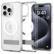 SPIGEN iPhone 15 Pro Case, 6.1 2023 Genuine Ultra Hybrid S MagFit MagSafe Compatible Magnet Kickstand Cover for Apple