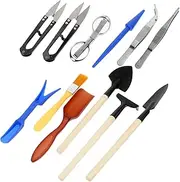 SEWOART 1 Set Garden Tool for Planting and Transplanting Ergonomic Shovels Tweezers and Accessories for Indoor Bonsai and Soil Cultivation