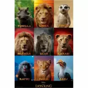 The Lion King - Character Grid POSTER 61x91.5cm NEW Simba Timon Pumbaa Nala Scar