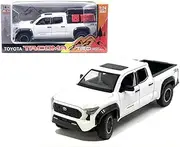 Diecast Model Car Compatible for Toyota Tacoma TRD Off-Road Diecast Model Truck, 1:24 Scale, White, 2024 Limited Edition Die-Cast Model New Tooling H08778-WH