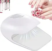 Abizarch Mini Nail Dryer Portable Nail Lamp for Regular Nail Polish Nail Fan Dryer Battery Operated Nail Art Polish Machine Quick-Drying Nail Art Safe Tools for Women Kids