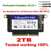 NEW 2TB SSD For MacBook Pro 13” A1708 Non-Touch Bar Models Late 2016 Mid 2017