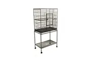 YES4PETS 161 cm Bird Cage Parrot Aviary Pet Stand-alone Budgie Perch Castor Wheels