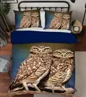 3D Animal Owl 1486NA Bed Pillowcases Quilt Cover Duvet Kathy Barefield Fay